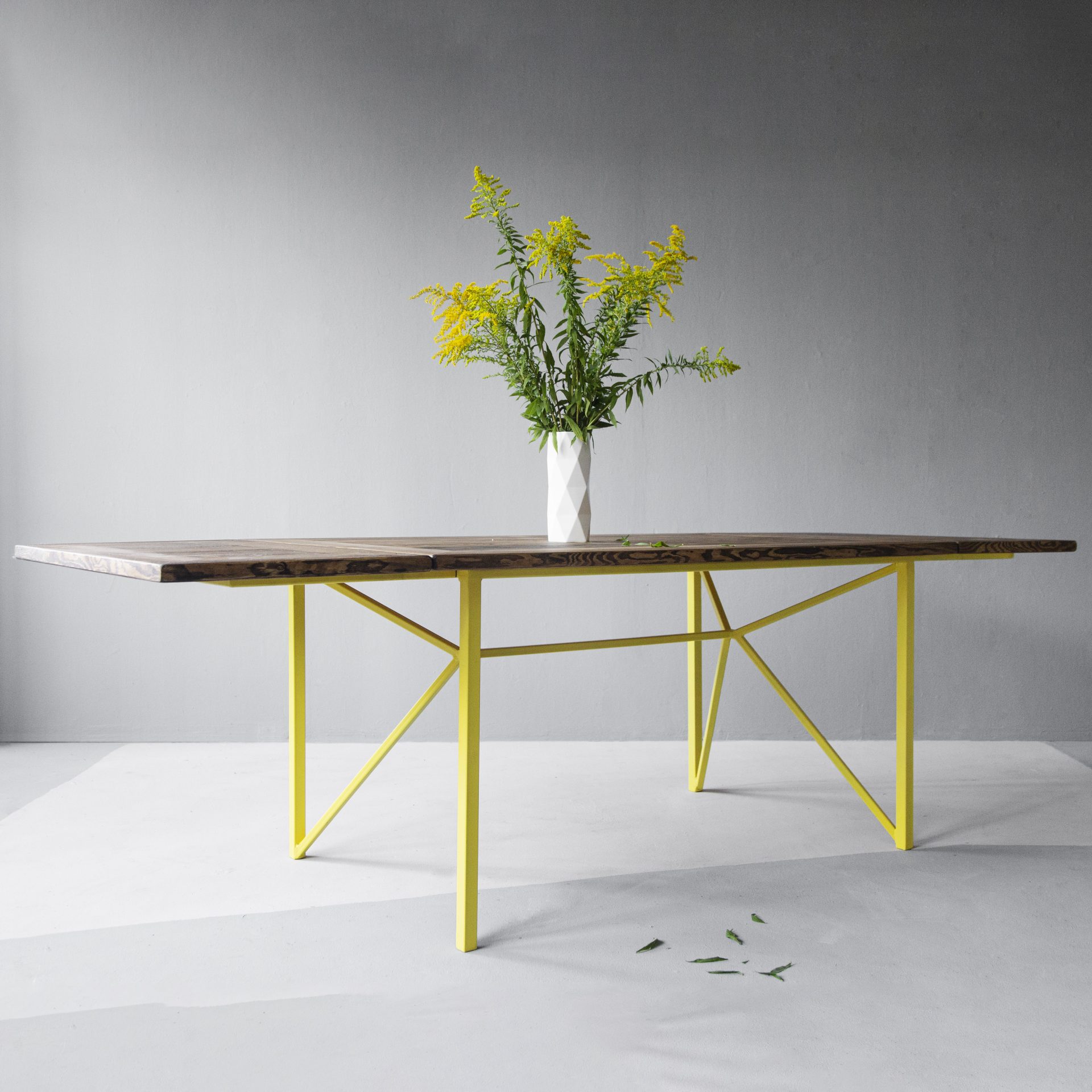 Jasmijn Donoe gelb Bauholz Ansteckplatten